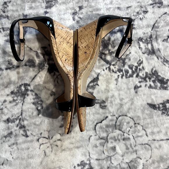 Stuart Weitzman Nudistcurve 50 Cork Ankle Strap Sz 8B - Picture 4 of 7